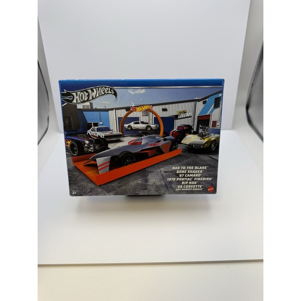 Mattel Hot Wheels Legends Gas Monkey Garage 6pc Hot Rod Action Toy Car Set